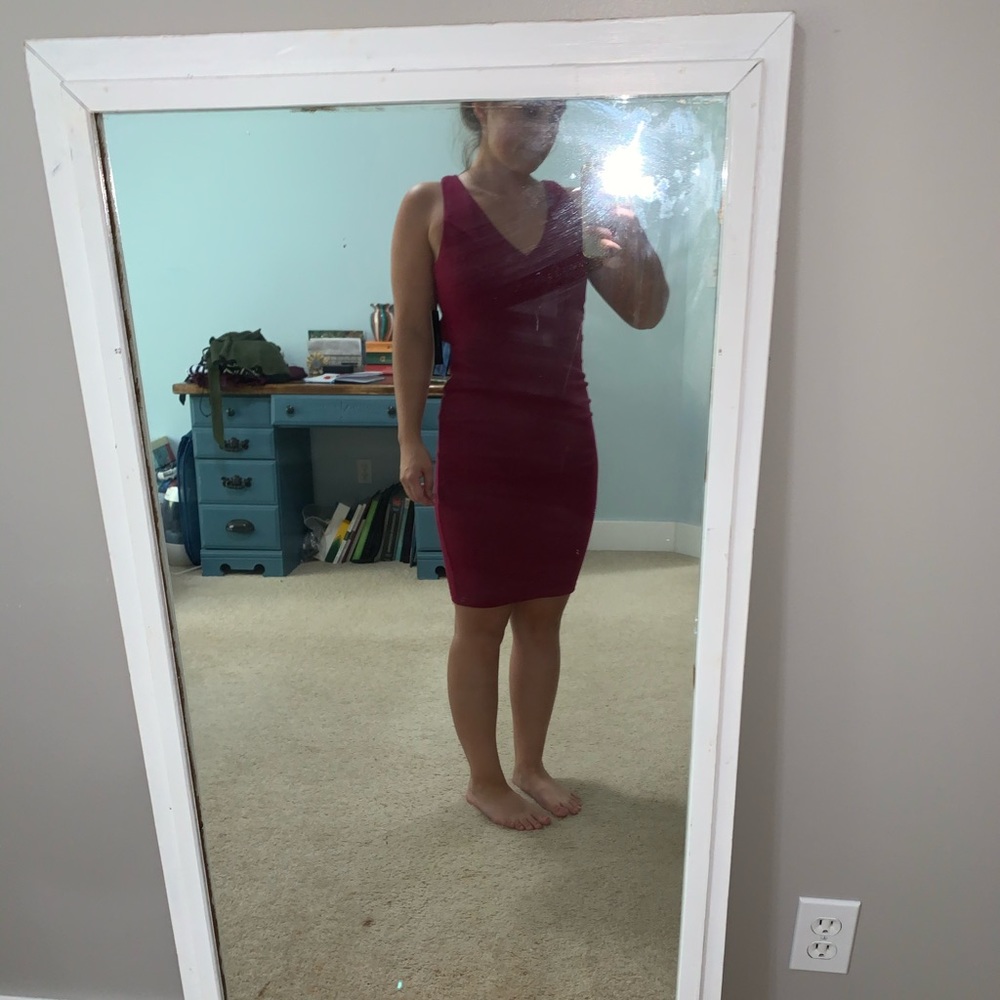 Magenta Lulus Bodycon